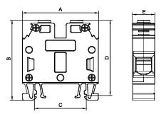 MRK 16mm² SCREW CONNECTION RAIL TERMINAL BLOCK